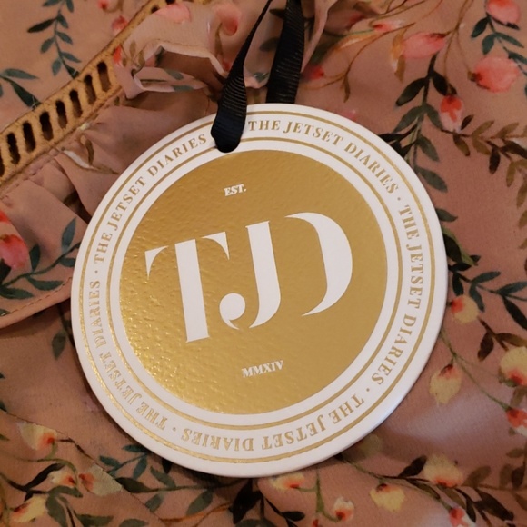 TJD x Revolve Floral Midi Dress Ruffle - Picture 5 of 5